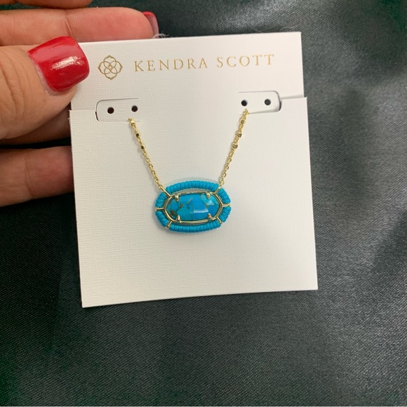Kendra Scott Jewelry - Kendra Scott Elisa Pendant Necklace turquoise